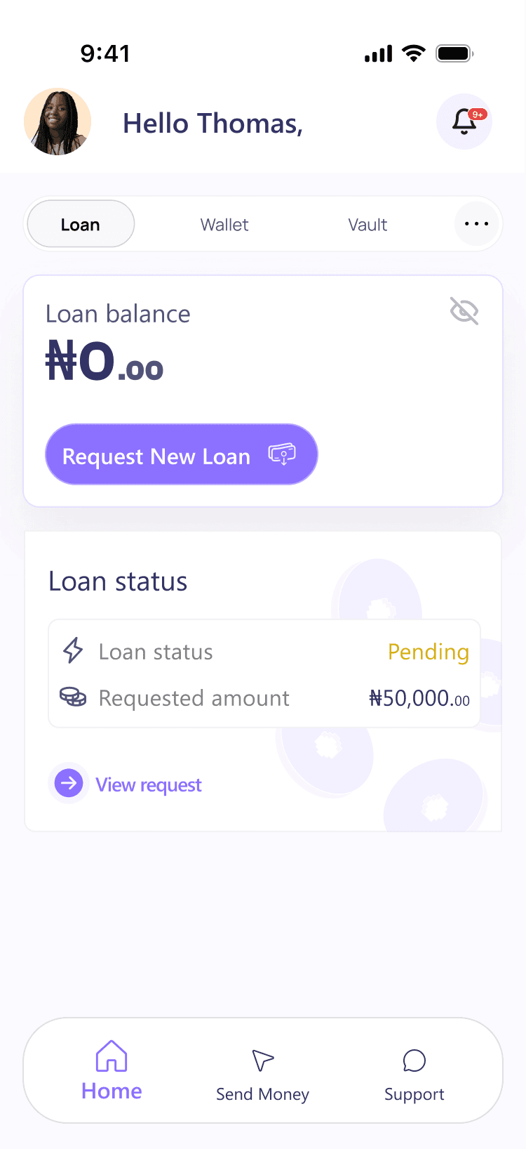 NeoCash new dashboard